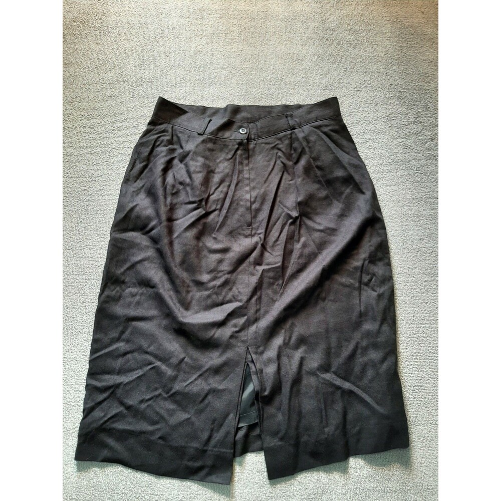 Talbot's Skirt Size 14 Womens Black Knee length